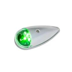 LED Forward Position Light, 14 V, Green