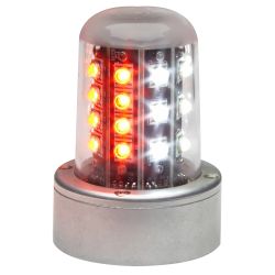 LED Flashing Beacon, 14 V, Red/White