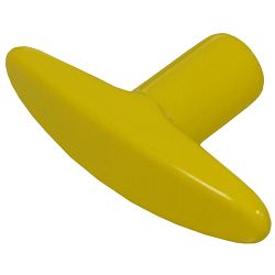 Knob, T-Handle, 1/4-20, Yellow