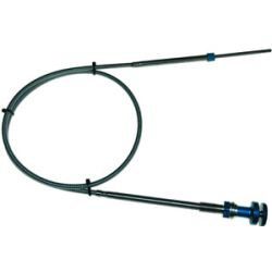 Control, Blue, 10 Ft, Push-To-Unlock