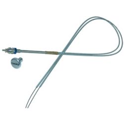 Control, Choke, Dual, 4 Ft, Clear Knob