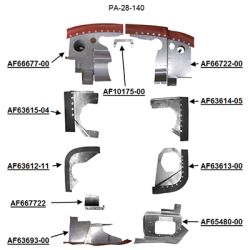 Engine Baffle Kit, Bare, Black Seals