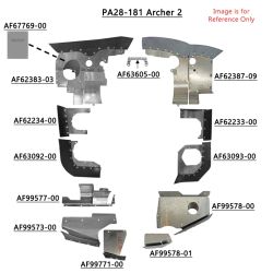 Engine Baffle Kit, Powder Coat, Orange Seals