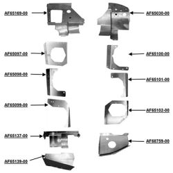 Engine Baffle Kit, Bare, Blue Seals